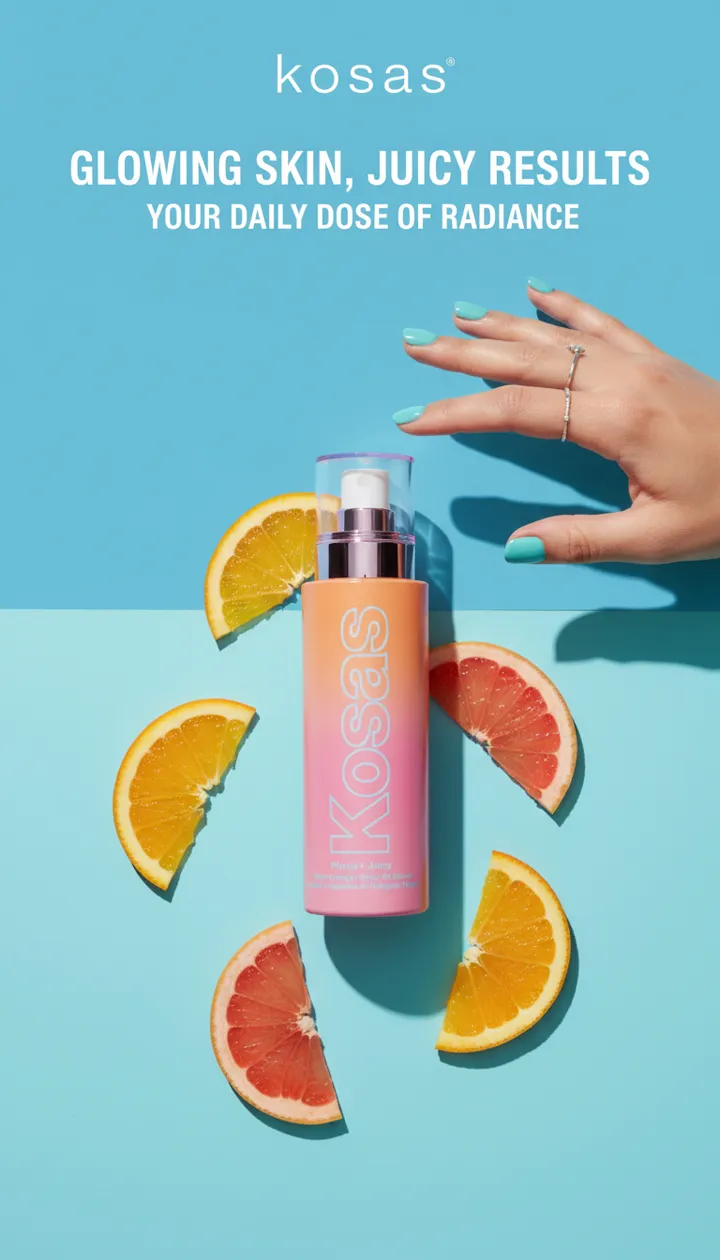 Kosas makeup transformation - after