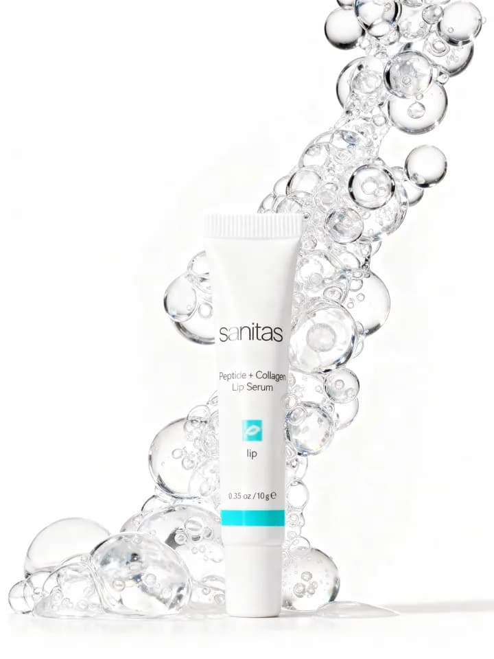 Lip serum transformation - after